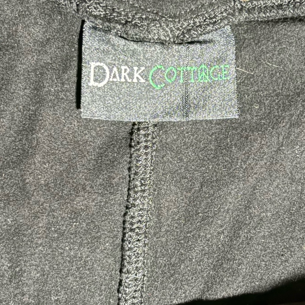 Coven Black Leggings with Green Stripes - Picture 8 of 9